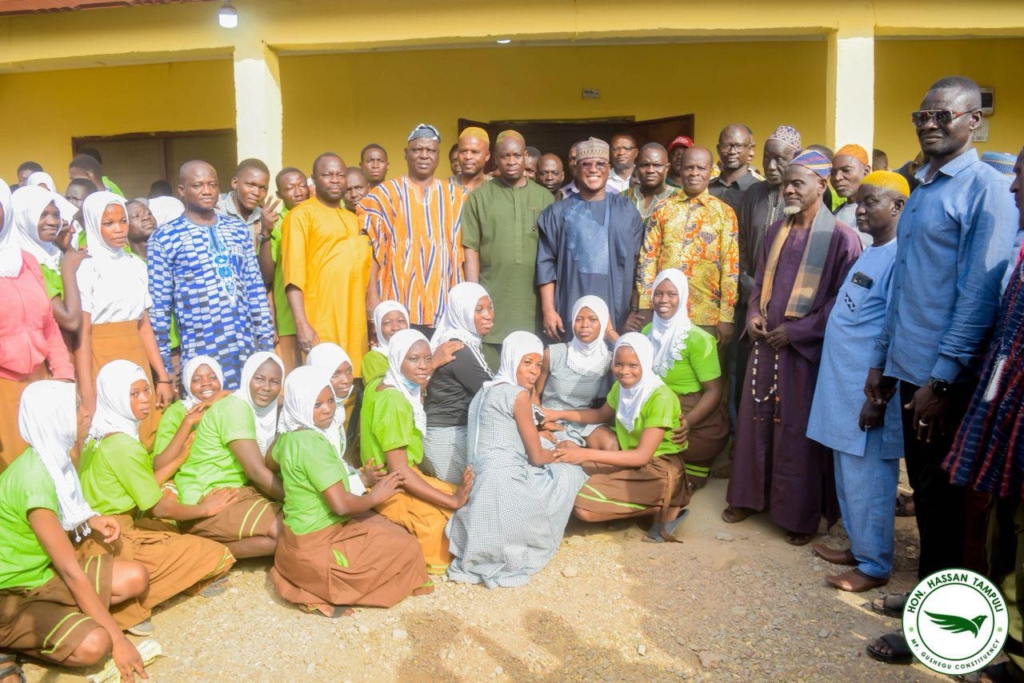 Gushegu MP Alhassan Tampuli hands over rebuilt girls’ dormitory, expands scholarship scheme