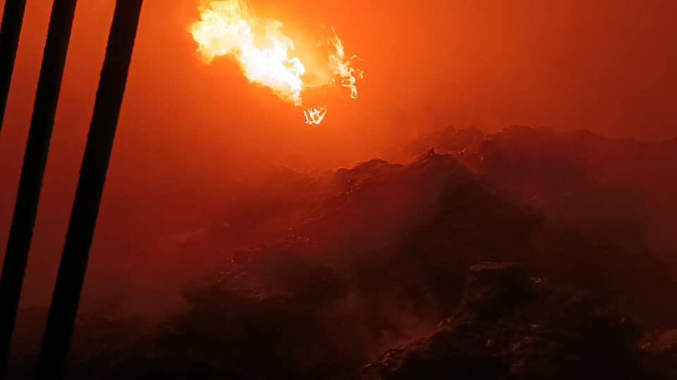 Fire guts warehouse at Ashaiman Gulf City