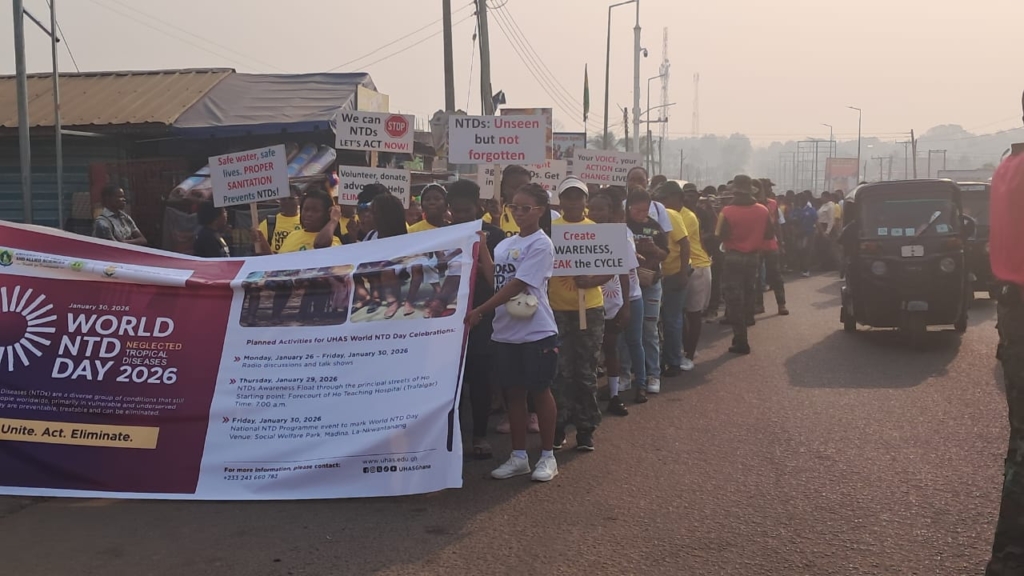 Volta Region students, health workers lead Ho float to mark World NTDs Day 2026 – MyJoyOnline Volta Region students, health workers lead Ho float to mark World NTDs Day 2026 – MyJoyOnline