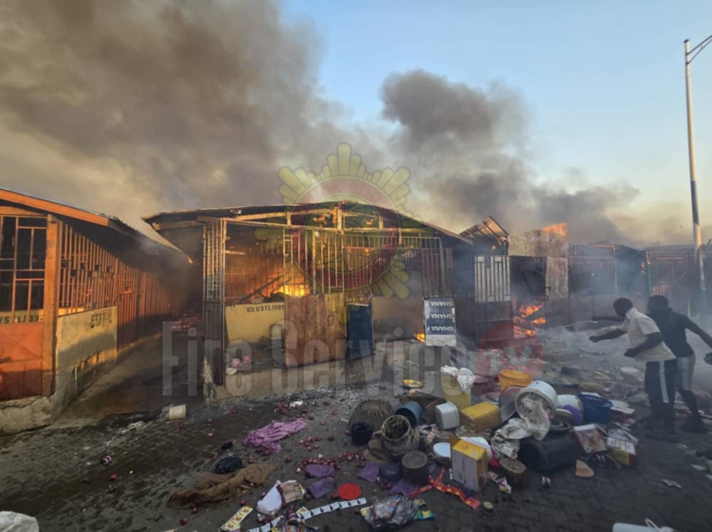 Kasoa New Market fire contained; no...