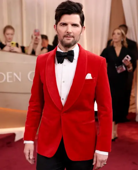 Getty Images Adam Scott attends the 83rd annual Golden Globe Awards at The Beverly Hilton on January 11, 2026 in Beverly Hills, California.