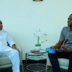 Alhaji Seidu Agongo and journalist Samuel Addo