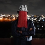 Anas Aremeyaw Anas in his regular public custom