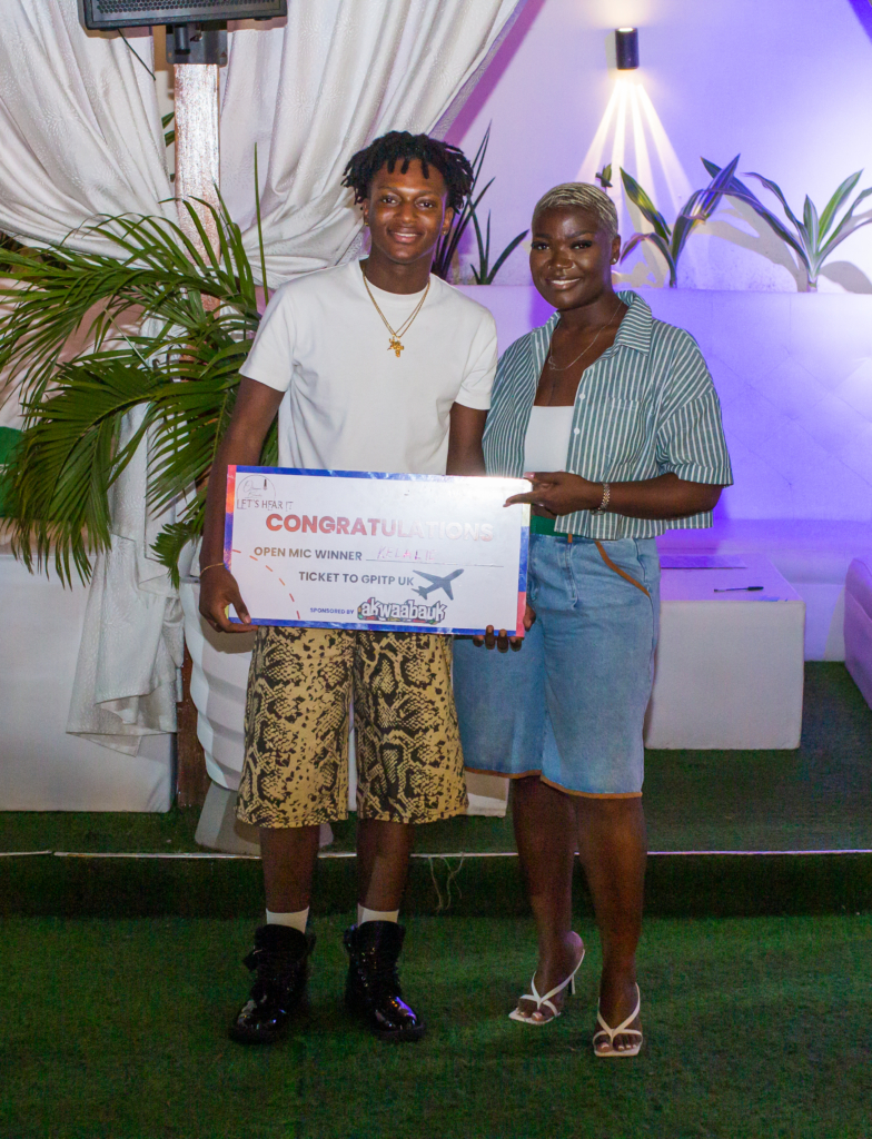Kelalie wins 'Let’s Hear It Open Mic', earns slot at Ghana Party in the Park 2026