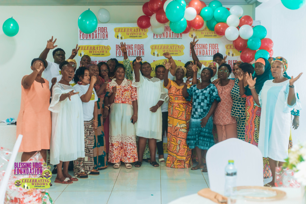 Blessing Fidel Foundation spreads Christmas joy to over 25 widows in Accra