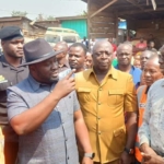 Ashanti Regional Minister visits Sofoline fire outbreak scene, assures victims of gov't support