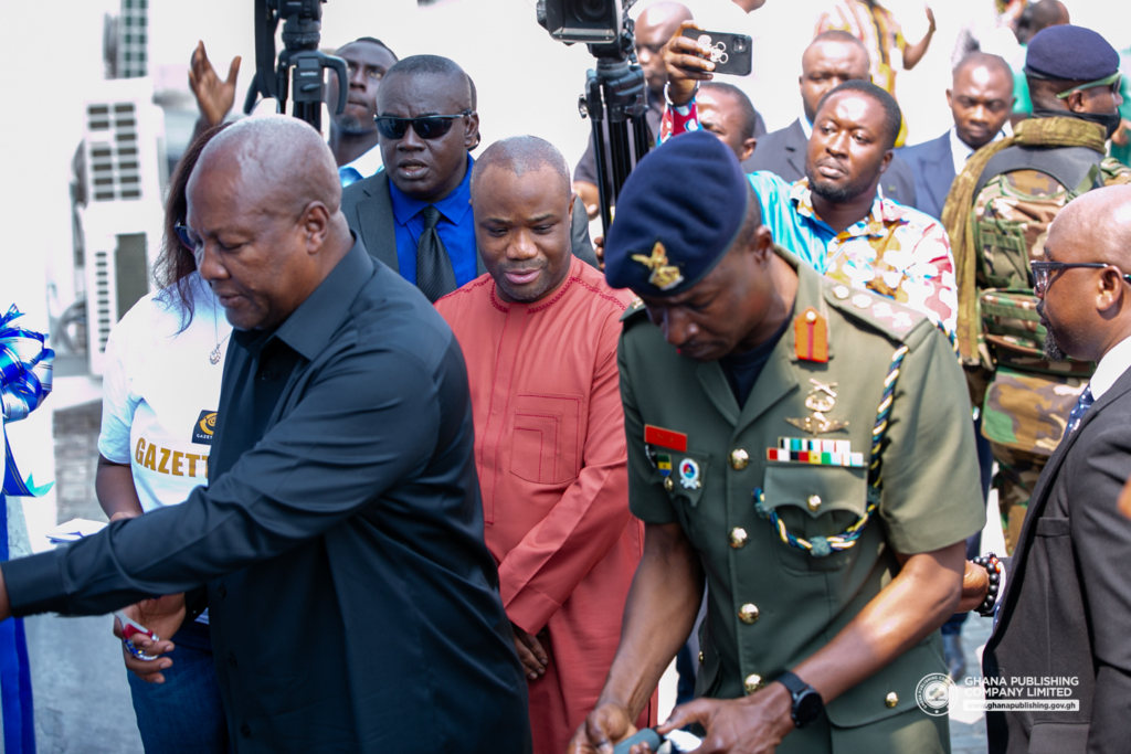 President Mahama commissions ultra-modern digital printing centre at Ghana Publishing