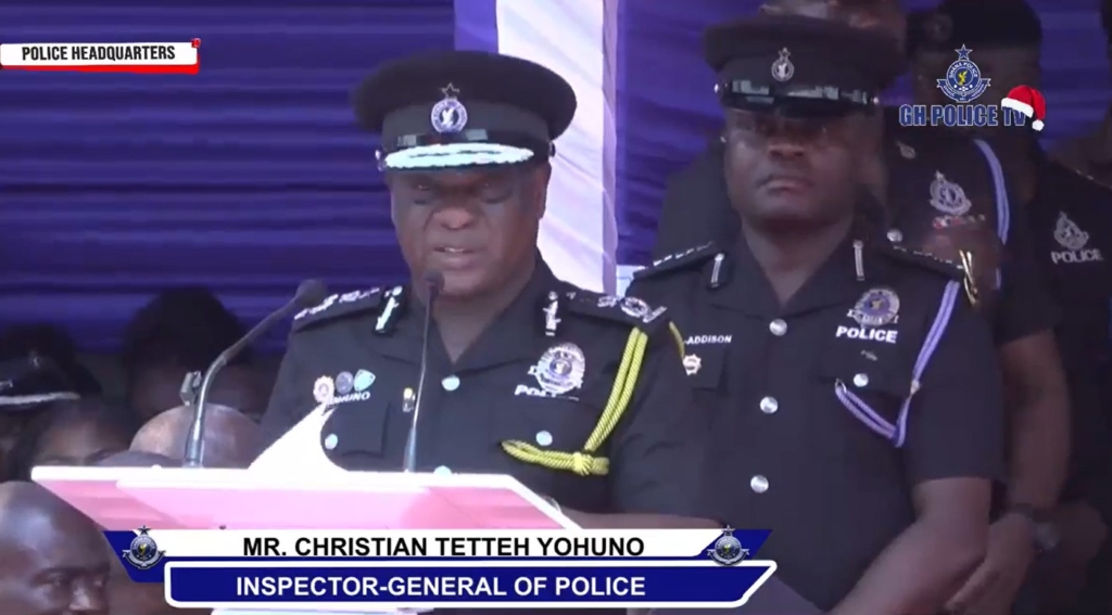 Photos: Asantehene pays historic visit to the Ghana Police Service Headquarters