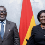 Chief Justice Baffoe-Bonnie pays courtesy call on Vice President Opoku-Agyemang