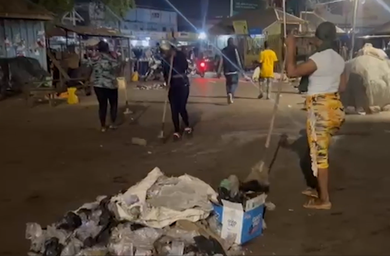 13 sex workers arrested in Tamale made to clean market as a deterrent