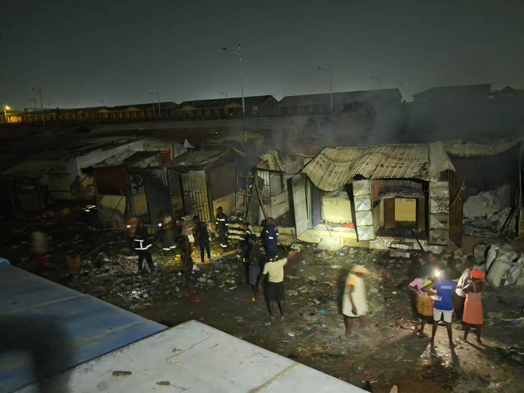 Kasoa New Market: Over 100 stores reduced to ash in 5-hour fire battle – MyJoyOnline Kasoa New Market: Over 100 stores reduced to ash in 5-hour fire battle – MyJoyOnline