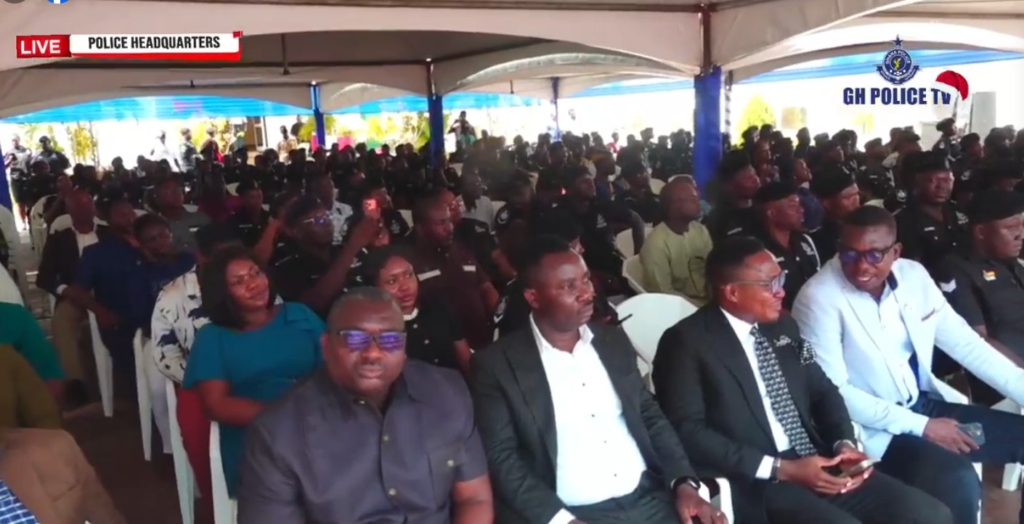 Photos: Asantehene pays historic visit to the Ghana Police Service Headquarters