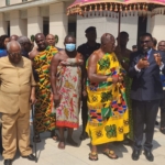Asantehene visits BoG; tours new headquarters in Accra