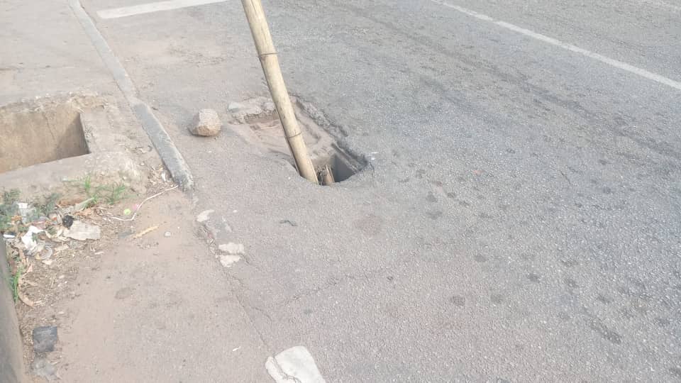 Chronic potholes turn Asafo Market Junction–Tech Road into death trap