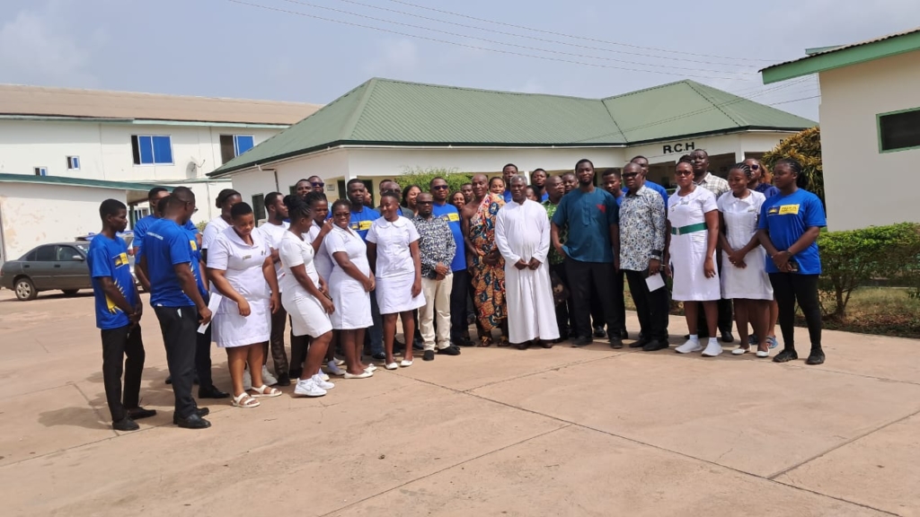 Frerol Rural Bank donates phototherapy units to Margret Marquart Hospital, food items to special school