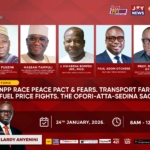 Newsfile to discuss transport fares & fuel prices, NPP presidential primaries, and Ofori-Atta & Sedina saga