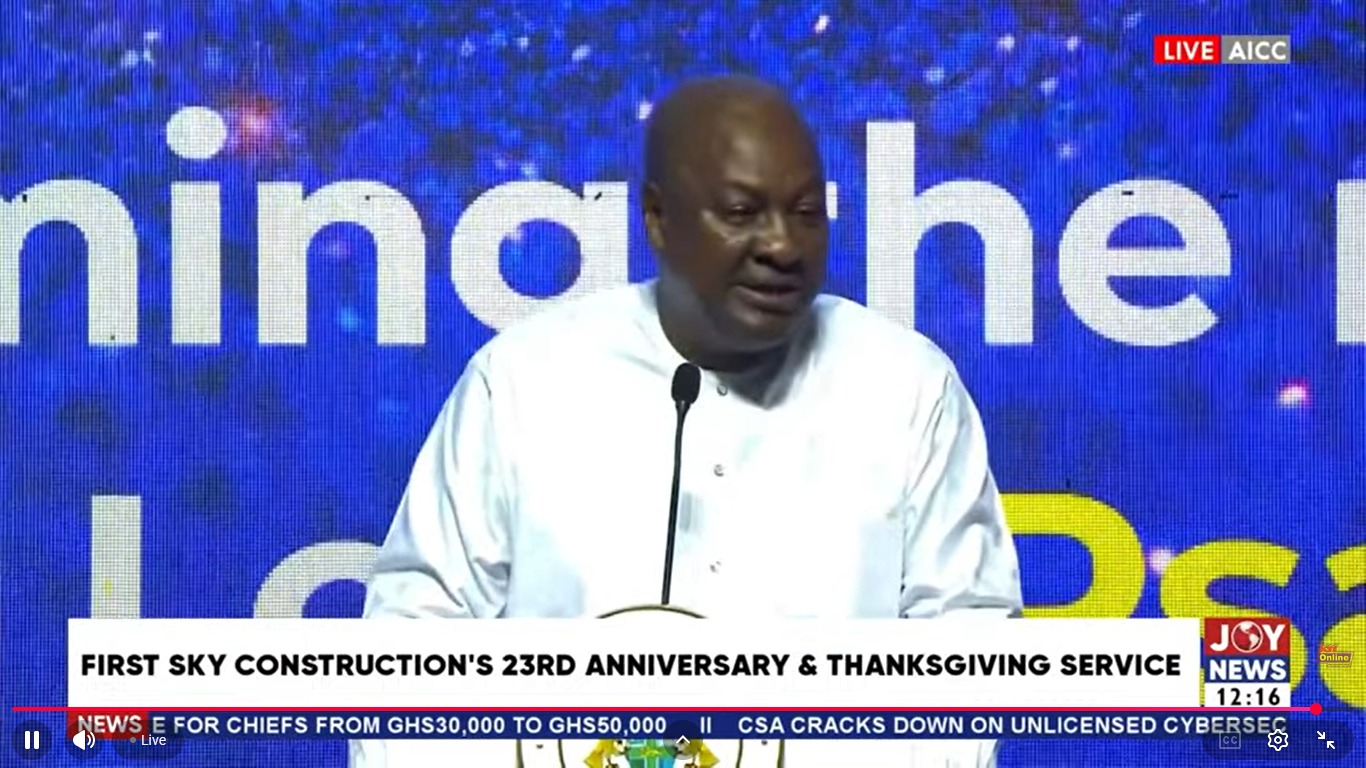 Mahama credits his administration for strengthening Ghanaian construction sector