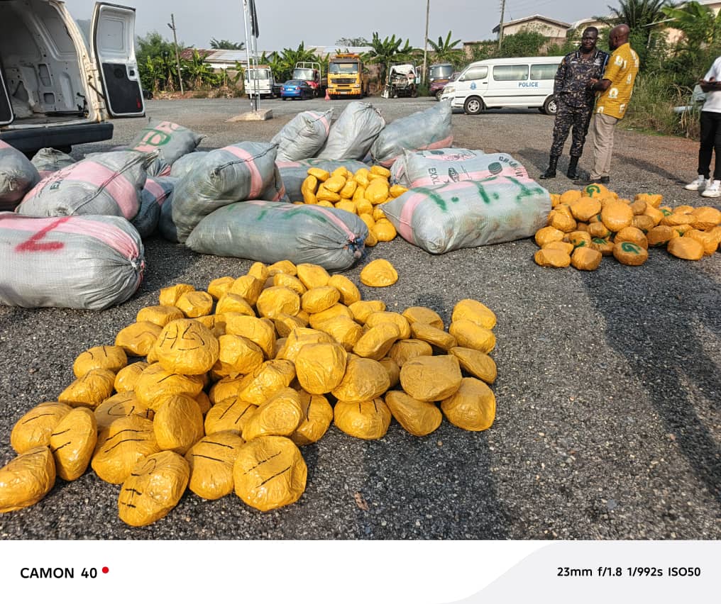 Police intercept 26 sacks of suspected...