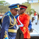 Mahama ditches corporate look for military uniform again at GAF graduation