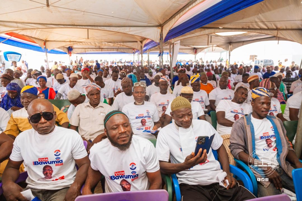 NPP race: NPP Karaga delegates endorse Bawumia massively as hundreds turn up to receive him