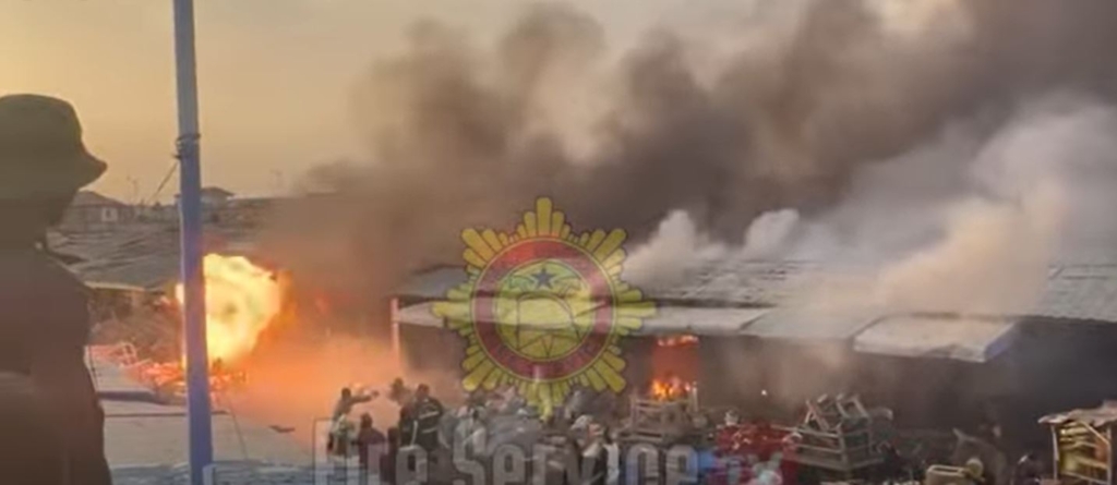 Fire breaks out at Kasoa New Market,...