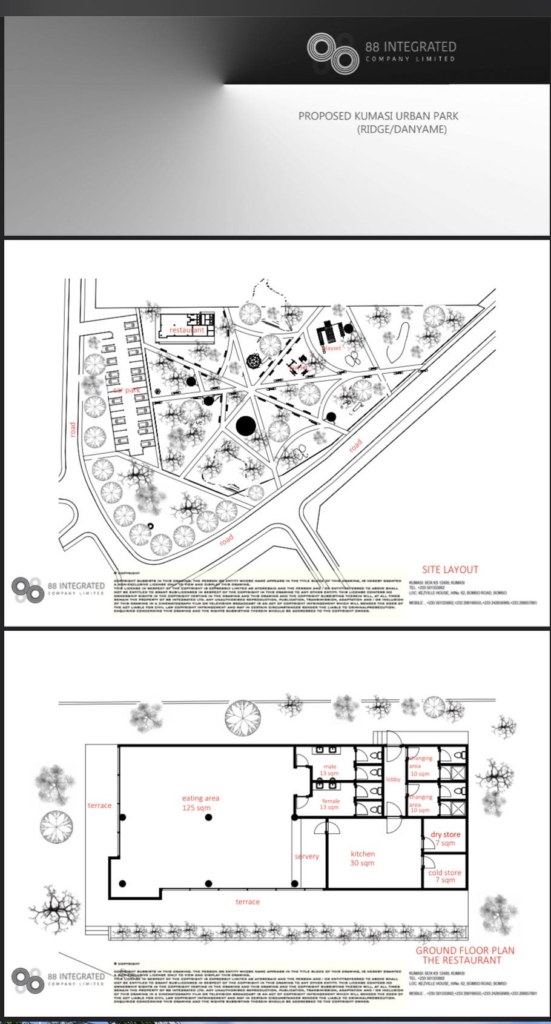 Kumasi mayor reveals plan for modern urban park to make Kumasi greener