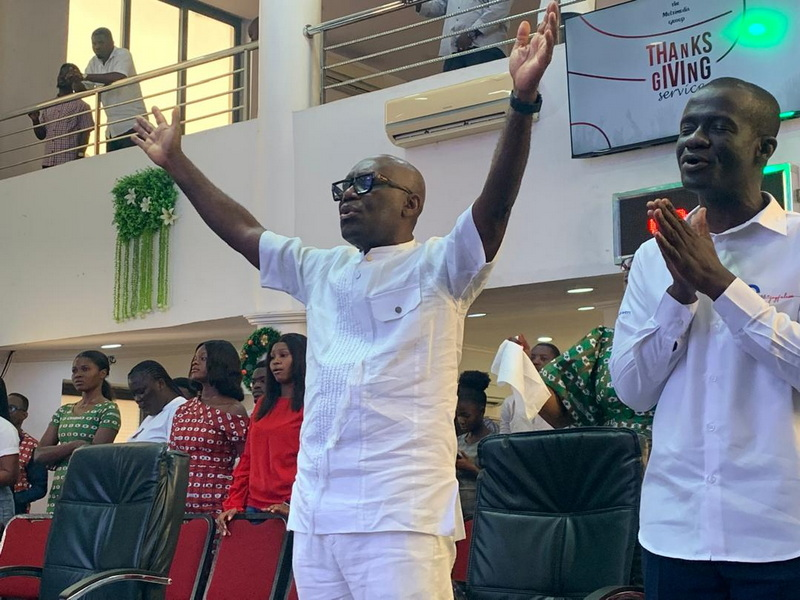 “Let our boast be in Him ”alone”—Multimedia CEO to staff at thanksgiving service