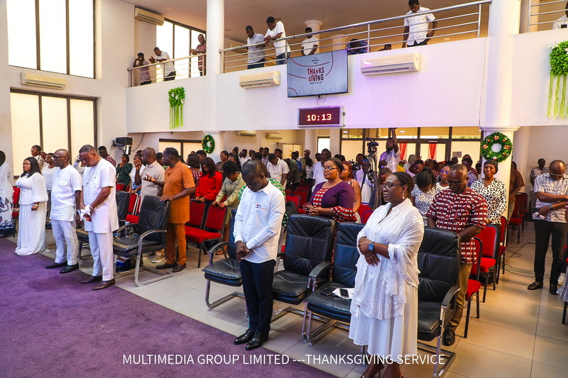 “Let our boast be in Him ”alone”—Multimedia CEO to staff at thanksgiving service