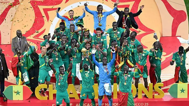AFCON: ‘Shameful’ and ‘terrible look’ – the chaos that marred Senegal’s triumph