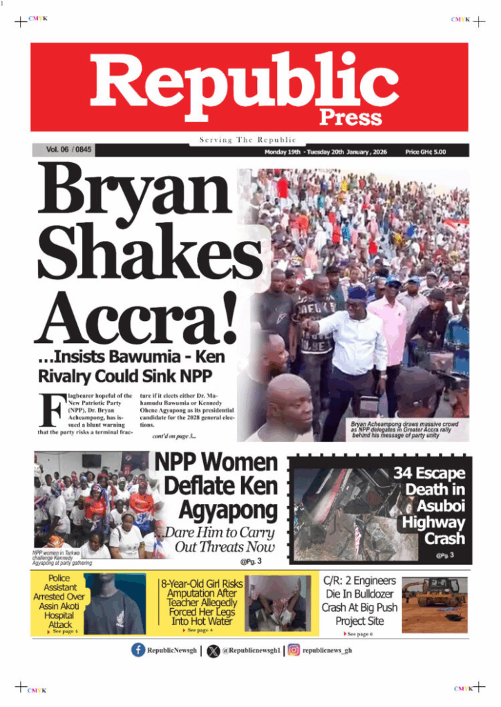 Today's front pages: Monday, January 19, 2026