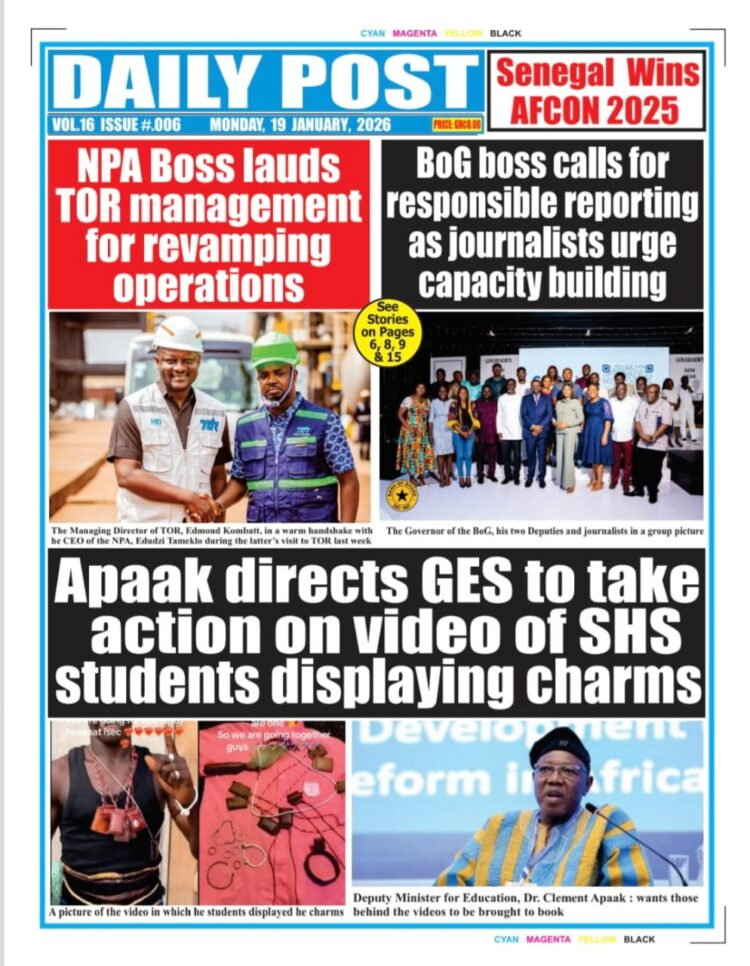 Today's front pages: Monday, January 19, 2026