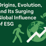 Origins, evolution, and its surging global influence of ESG Origins, evolution, and its surging global influence of ESG