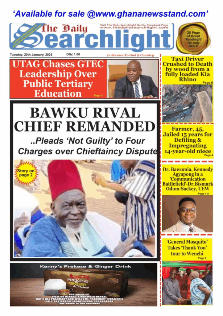 Today's Front pages: Tuesday, January 20, 2026