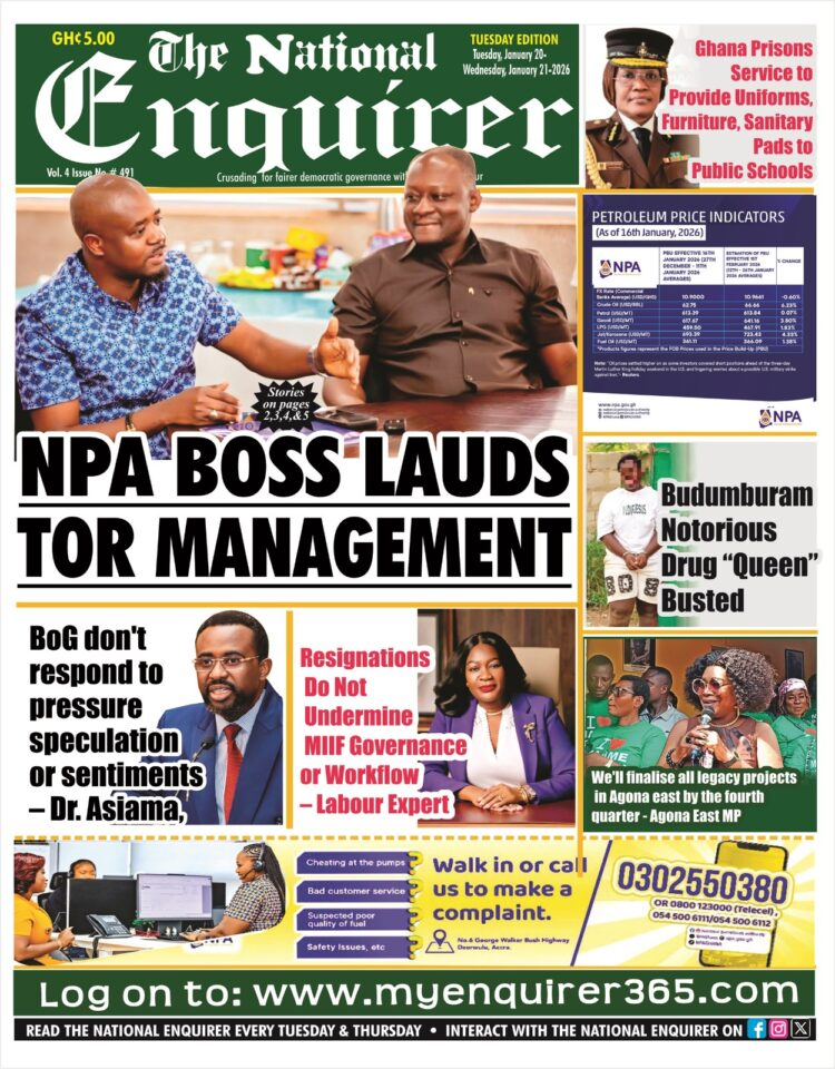 Today's Front pages: Tuesday, January 20, 2026