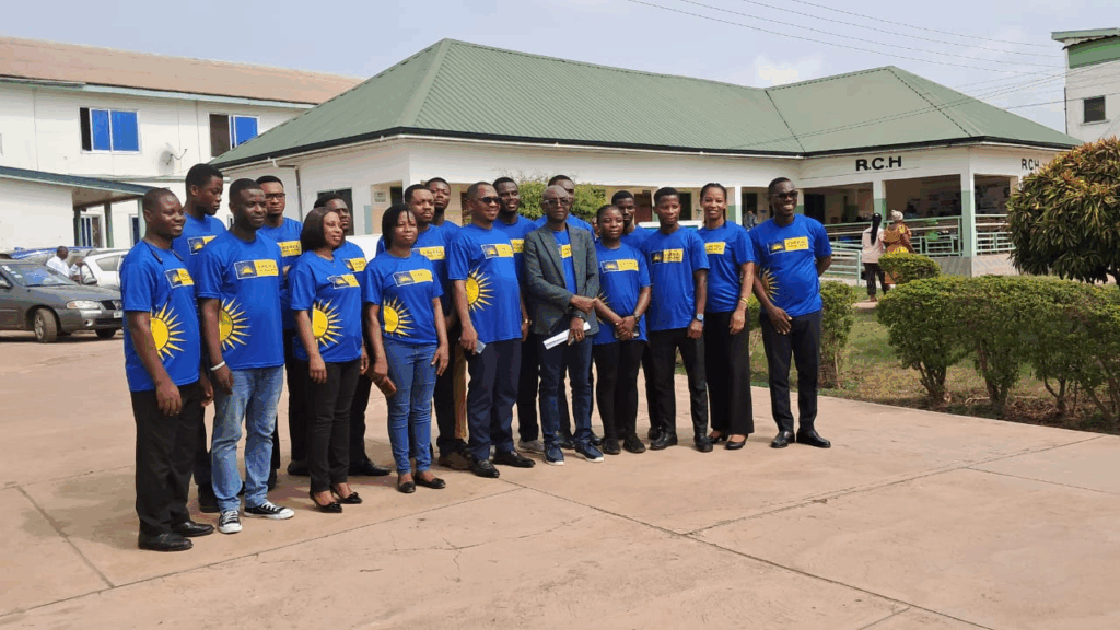 Frerol Rural Bank donates phototherapy units to Margret Marquart Hospital, food items to special school