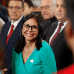 Delcy Rodriguez formally sworn in as Venezuela's interim president Delcy Rodriguez formally sworn in as Venezuela's interim president