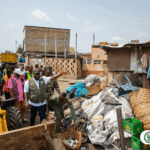 AMA demolishes unauthorised structures at Awudome, North Kaneshie, Tuesday market