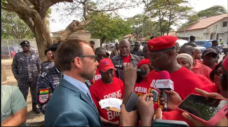 Arise Ghana suspends picketing for a week pending US response