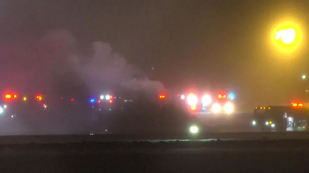 Private jet carrying eight crashes in...