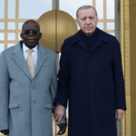 Nigeria president 'in great shape' after falling at Turkey reception