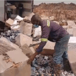 Ashanti Police destroy high-dose tramadol, marijuana in anti-drug operation