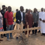 Education Minister cuts sod for new ICT and science labs at Pope John SHS to honour Dr Omane Boamah