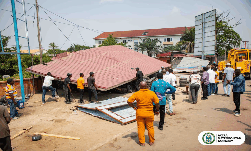 AMA demolishes illegal structures at...