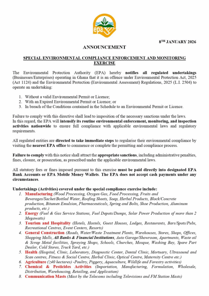 EPA warns businesses to comply with Environmental Protection Act or face sanctions EPA warns businesses to comply with Environmental Protection Act or face sanctions