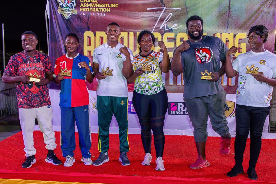 Armwrestling Supermatch: Sackey, Acquah and Yeboah thrill fans in Accra