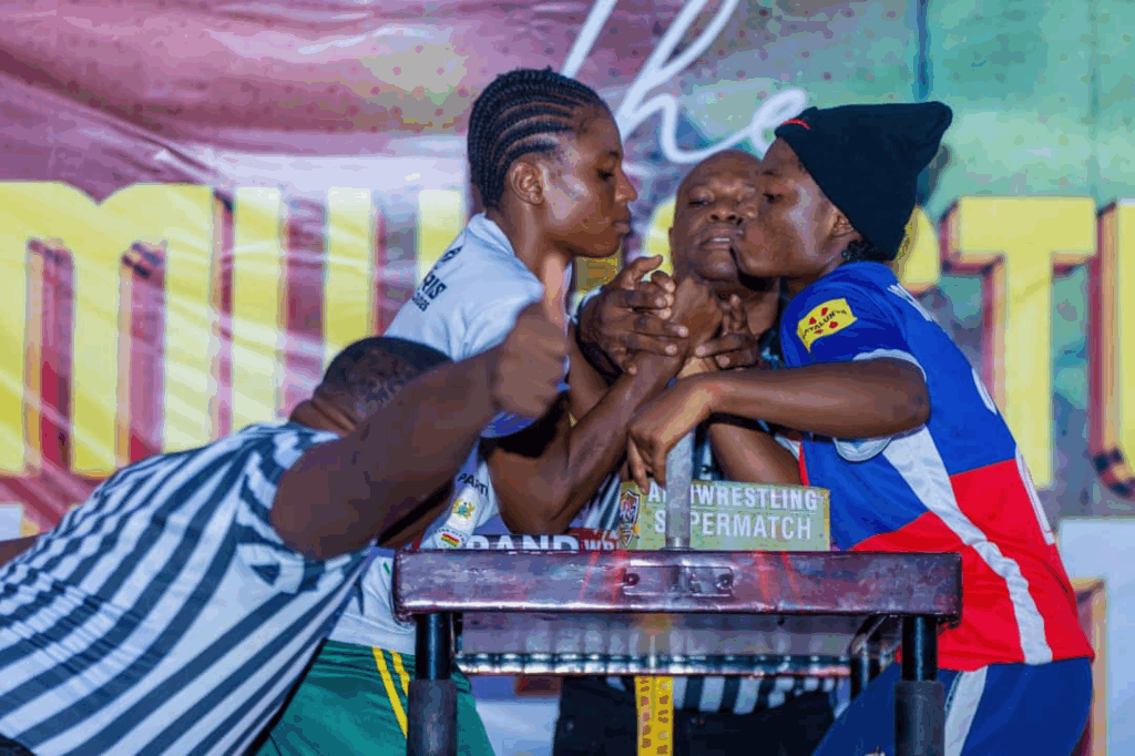 Armwrestling Supermatch: Sackey, Acquah and Yeboah thrill fans in Accra