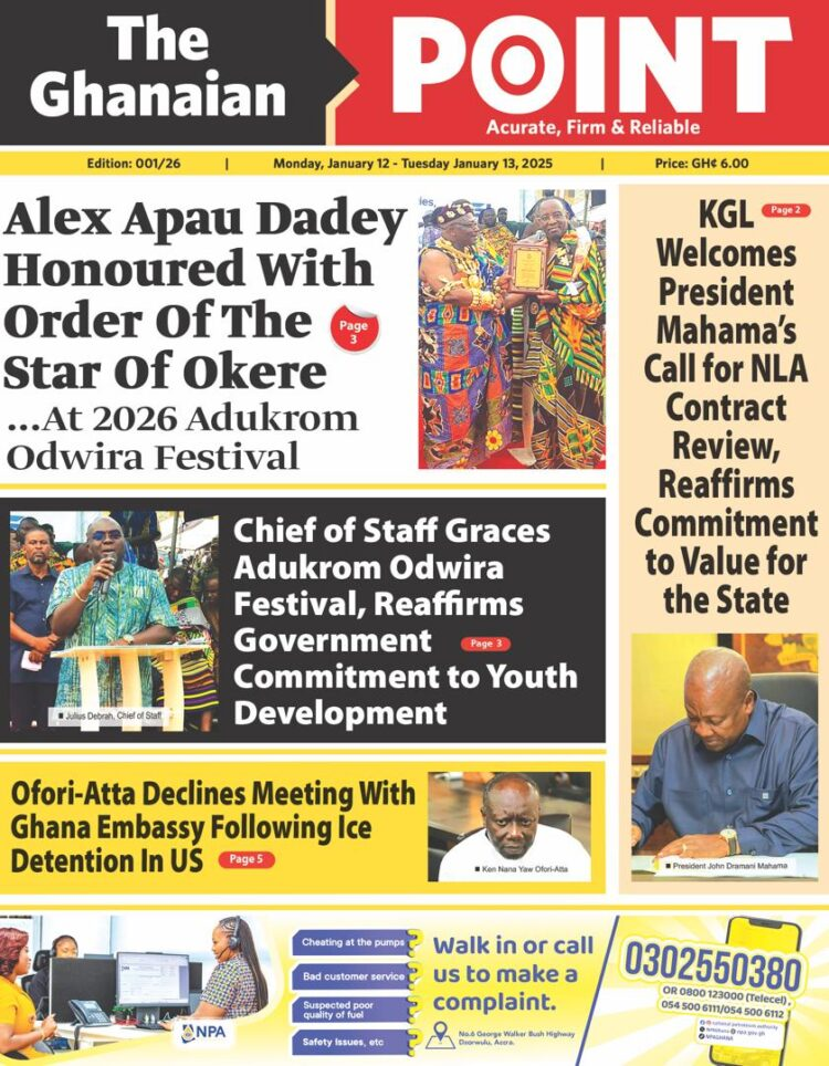 Today's Front pages: Monday, January 12, 2026