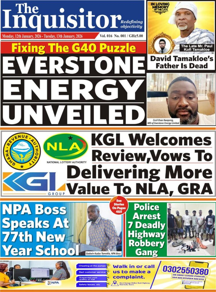 Today's Front pages: Monday, January 12, 2026