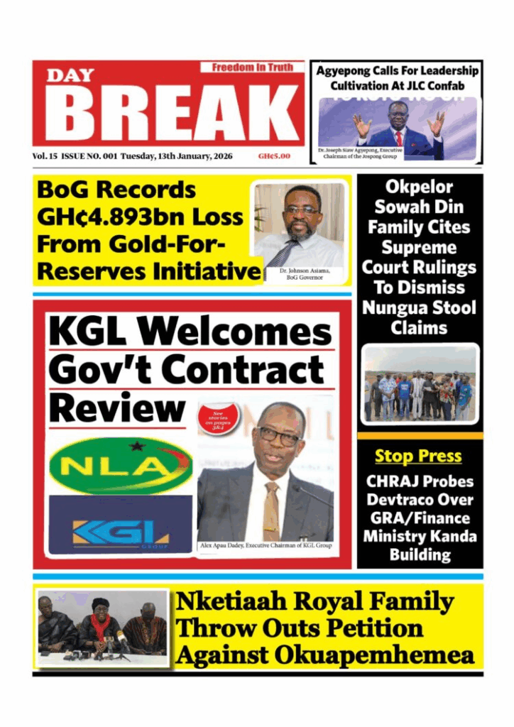 Today's Front pages: Tuesday, January 13, 2026