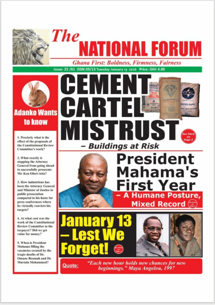 Today's Front pages: Tuesday, January 13, 2026